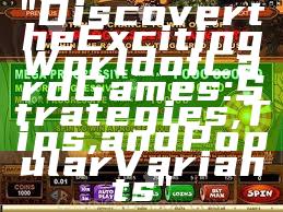 "Discover the Exciting World of Card Games: Strategies, Tips, and Popular Variants"