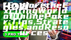 "Explore the Exciting World of Online Poker: Tips, Strategies, and Resources"